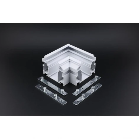 Соединитель угловой плоский для натяжного потолка Aployt Magnetic track 220 APL.0286.10.02