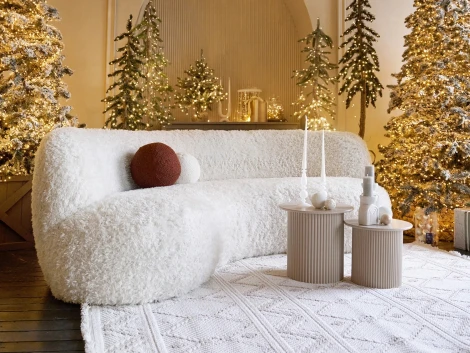 Диван Patti 2400 ОГОГО Обстановочка! (Мех/Бежевый) арт.922456