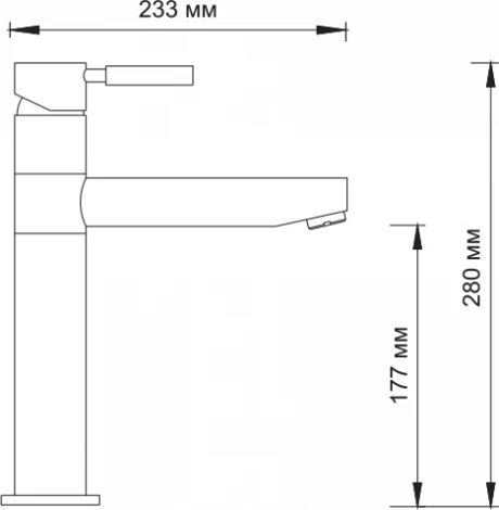 Смеситель Wasserkraft A8137 для кухонной мойки, светлая бронза
