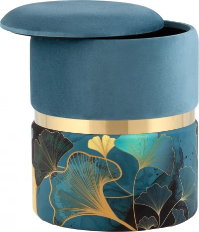 Пуф Stool Group Кэрри с ящиком велюр Gingko