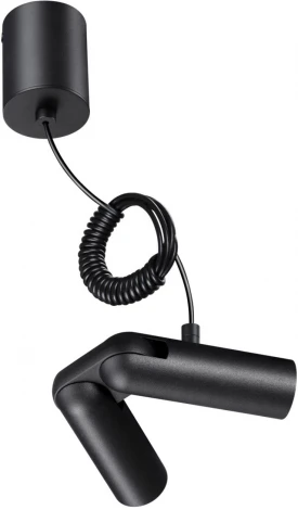 База накладная для ввода питания с гибким угловым соединителем «L» и проводом-подвесом Novotech Glat 359387 IP20 48V KONST