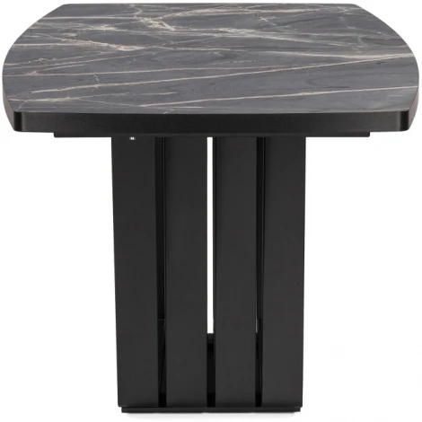 Стол на тумбе Woodville Эудес черный 528471