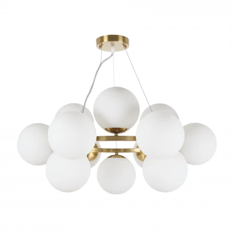 Подвесная люстра MyFar Aerton MR2943-12P (220V, на тросе, шарики)