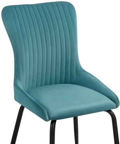 Стул Woodville на металлокаркасе Lado green / black 15561