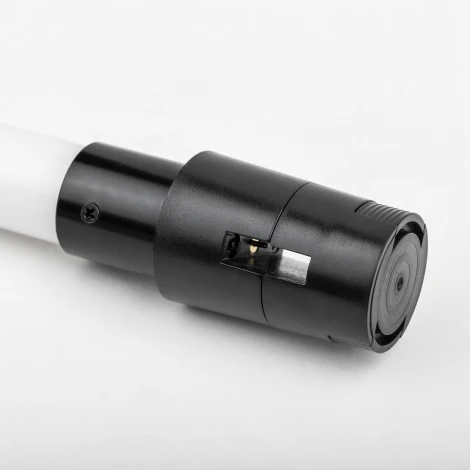 Трековый светильник низковольтный светодиодный Lightstar Due Hermes 270647 48V гибкий 10W черный 4000K 1m