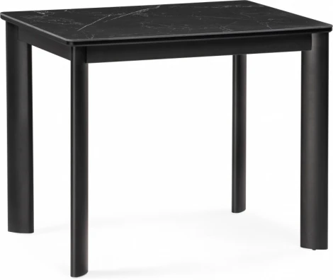 Кухонный стол Woodville Кина 90(130)х65х76 shakespeare black / черный (МДФ) арт.588063