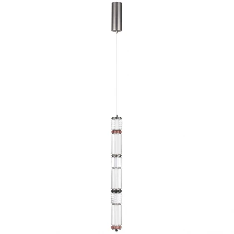 Подвесной светильник Odeon Light Collier 5456/18L темный сатин.никель/терракот/черный LED 22W 4000K