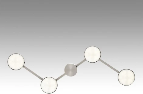 Потолочная люстра Lumion Sanata 8116/4C никель, металл LED GX53 4*7W 220V