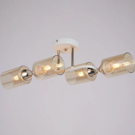 Потолочная люстра на штанге ILLUMICO IL8148-4COU-79 WH GD Bice (220V)