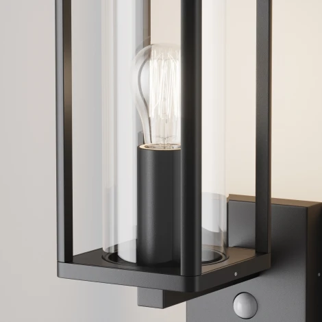 Настенный уличный светильник Maytoni Cell O452WL-01GFSR (220V, датчик движения, IP65)