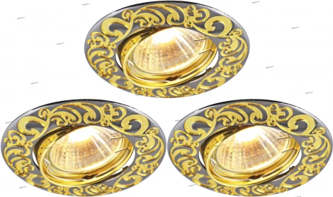 Встраиваемый точечный светильник Arte Lamp Legature A5108PL-3SG