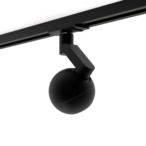Трековый светильник однофазный 7W 220V Black RAUMBERG 8588Bk (LED, шар)