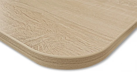 Столик журнальный Sheffilton SHT-S70/ЛДСП 60/60 прозрачный лак/черный/дуб сонома