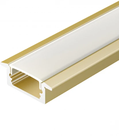 Профиль LINE-2308-F-2000 ANOD GOLD (Arlight, Алюминий) 039989
