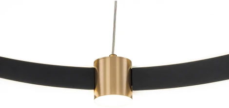 Подвесной светильник 14014/B/1P Black Indigo Parade V000071L (регулировка яркости, LED, 220V, пульт управления, на проводе, кольцо)