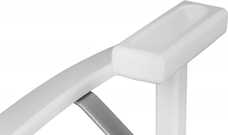 Вешалка костюмная ГАЛАНТ 340 металлик/ белый от фабрики Mebelik