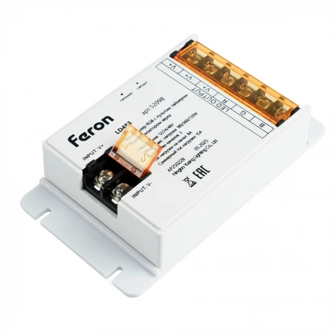 Контроллер RGB с пультом таймером и визуализатором звука 12-24-48V Feron LD483 52098