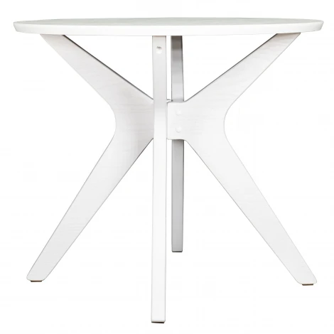 Стол журнальный Сабин 1 белый/белый Mebelik 009750