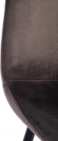 Стул BREEZE (mod. 4724) / 1 шт. в упаковке (Вельвет,Металл /Темно-серый,Черный)