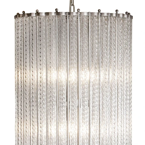 Подвесная люстра iLamp Manhattan MD0266-6 Silver (220V, на цепи, круглые)
