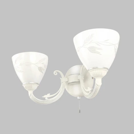 Бра с выключателем Arte Milano AM343659 343659/2W WT+SL (220V)