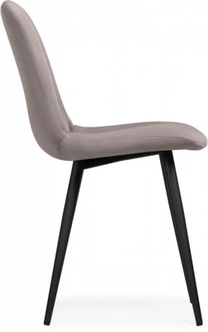 Стул на металлокаркасе Дани Мебрешения (Дани латте велюр velutto 08 / черный) Notta арт.572104