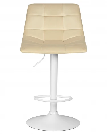 Набор 2 шт Стул барный DOBRIN TAILOR WHITE (бежевый велюр (MJ9-10))