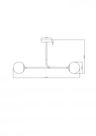 Потолочная люстра на штанге Freya Majesty FR5125PL-08MG шарики