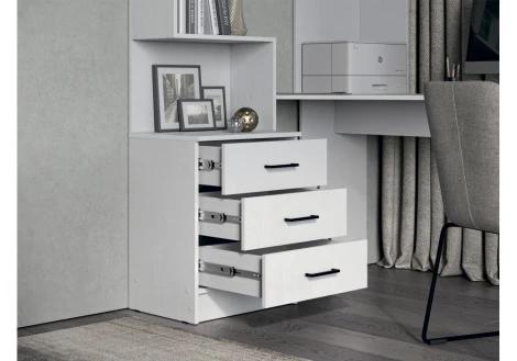 Компьютерный стол Эльброни правый белый 664906