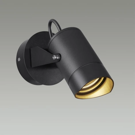 Уличный настенный светильник Odeon Light Stima 6647/10WL3 черный/металл IP54 LED 10W 3000K 220V