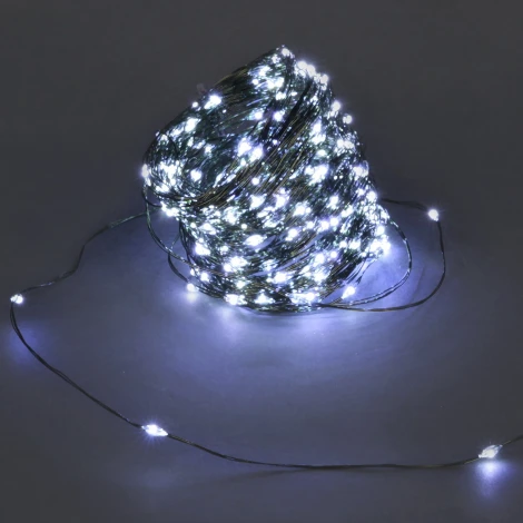 Гирлянда светодиодная Роса 20м 200LED Sneha A-961A WT