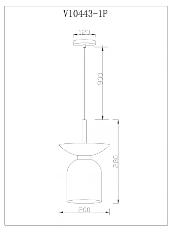 Подвесной светильник Moderli Lecce V11554-1P (220V, на проводе, круглые)