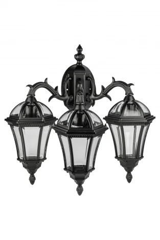 Настенный фонарь уличный Oasis Light ROMA S 95202S 3 15L Bl (220V, IP44)