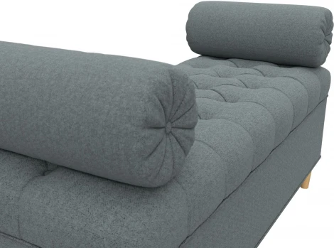 Банкетка Глория (Серый/Рогожка) Лига Диванов арт.125843