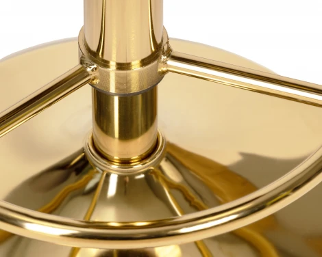 Табурет барный Dobrin BRUNO GOLD (бежевый велюр (MJ9-10))