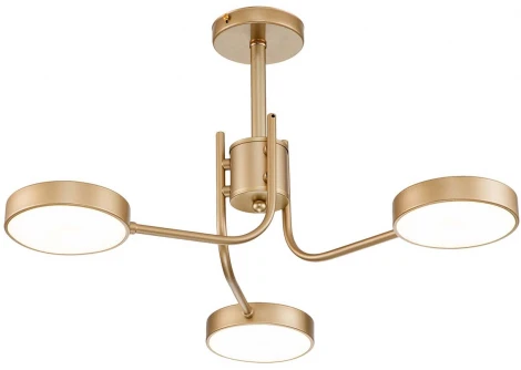 Потолочная люстра на штанге Skylar 10258/3 LED*26W Champagne gold Escada (220V)