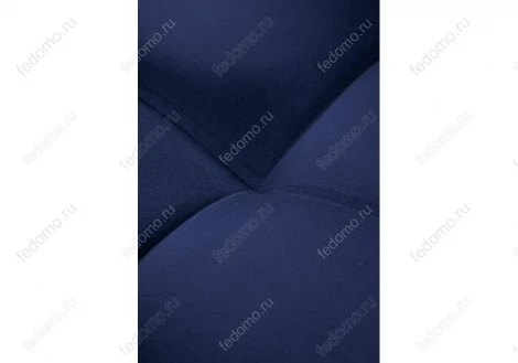 Стул на металлокаркасе Челси велюр синий / черный