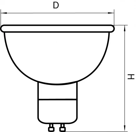 Лампочка галогенная GU10 35 Вт 2800K теплое свечение Lightstar 922705