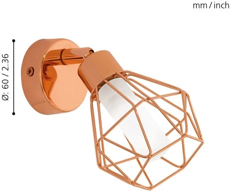 Настенный светильник Eglo Zapata 95545 (220V)