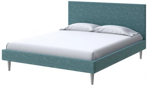 PROxSON Кровать Claro (Ткань: Велюр Gratta 5 Морская лагуна) 90x200