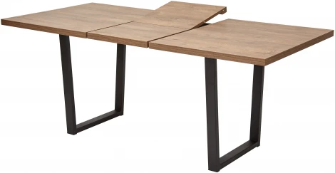 Стол ЛОФТ 160 Дуб Канзас/ Черный М-City