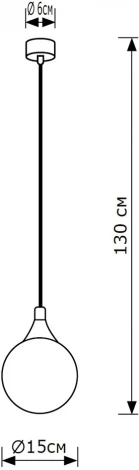 Подвесной светильник Lighthall Vivari LH012102 в форме шара