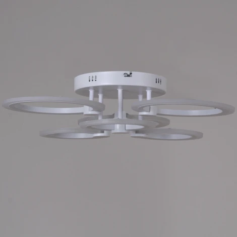 Потолочная люстра светодиодная на штанге с пультом регулировкой яркости и цветовой температуры Reluce 09502-0.3-3+3 WH (220V)