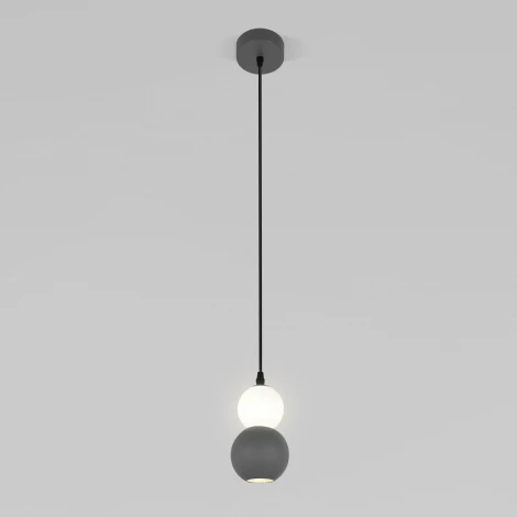 Подвесной светильник Eurosvet Polar 50250/1 LED серый (220V, на проводе, шарики)