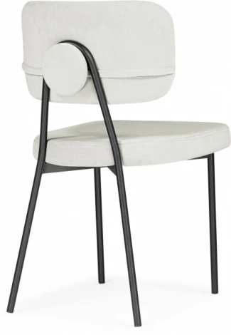Обеденный стул Вакао Woodville (Металл,Ткань/Бежевый,Черный) арт.615185