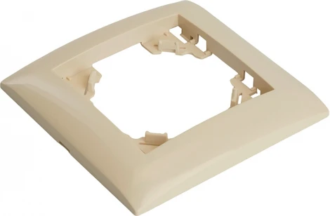 Рамка на 1 пост (слоновая кость) Stekker Эрна Элегант 49666