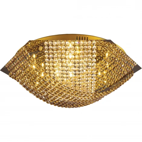 Потолочный светильник N-Light 2670 2670/16 gold, yellow and white crystal