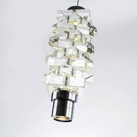 Подвесной светильник светодиодный хрустальный Modelux ML.9050.100 CR