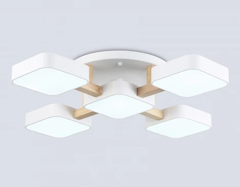 Потолочная люстра светодиодная на штанге с регулировкой цветовой температуры Ambrella COMFORT FL4881 (220V)