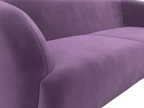 Диван прямой Лига-041 (Сиреневый/Микровельвет) Лига Диванов арт.122198
